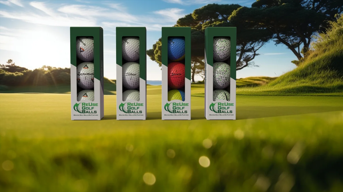 ReUse Golf Balls packaging lifestyle