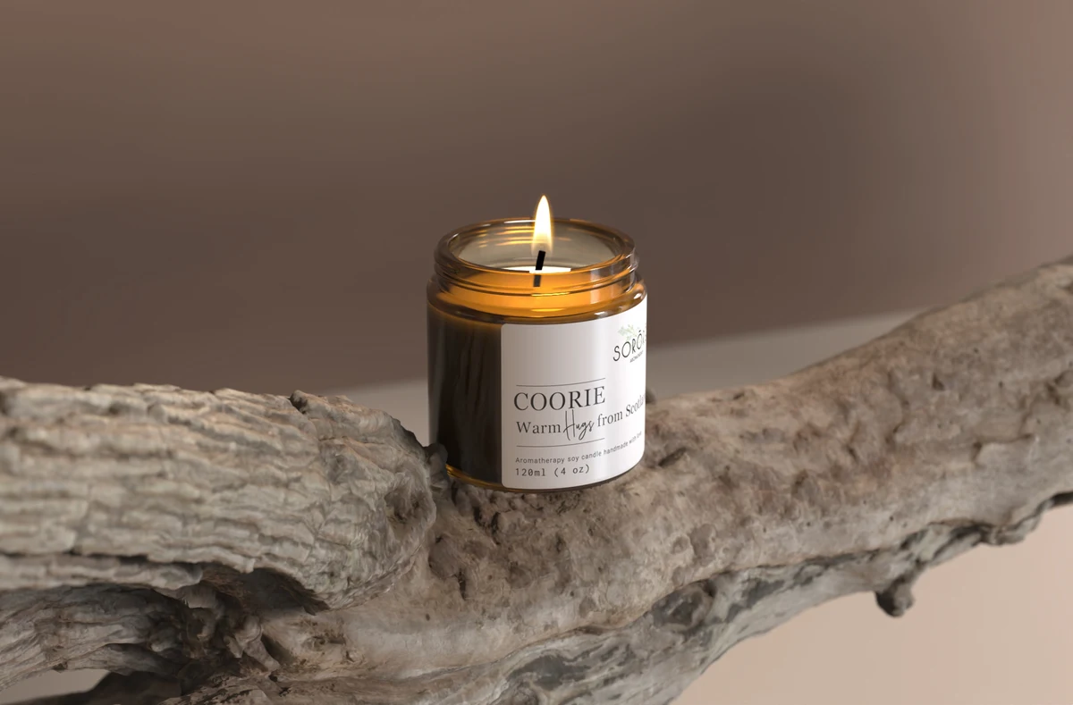 Sorores candle tree lifestyle scene
