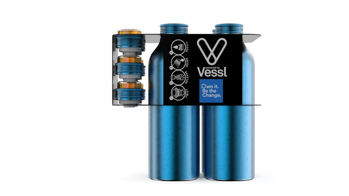 Vessl product CGI render
