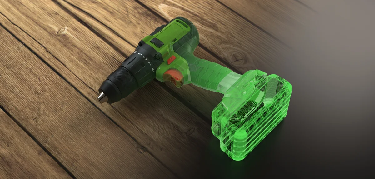3D CAD drill component model